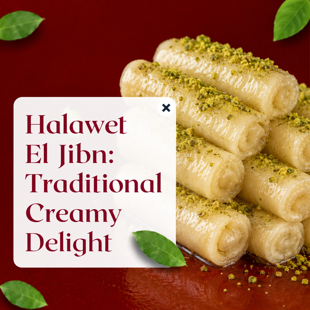 Read more about the article Halawet El Jibn: A Syrian Dessert Combining Cheese, Cream, and Rose Water