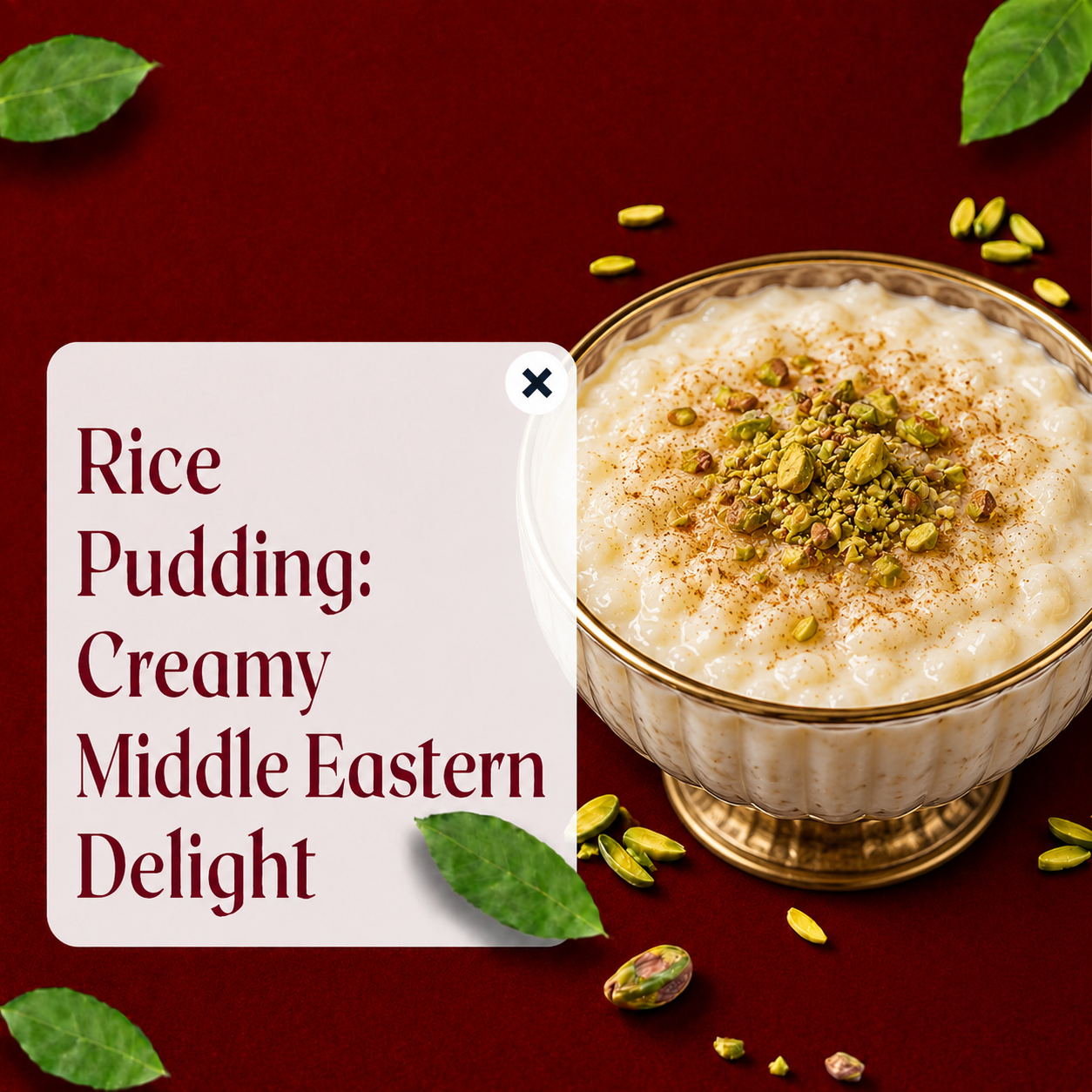 Read more about the article Rice Pudding: A Traditional Middle Eastern Dessert with Rich Flavor