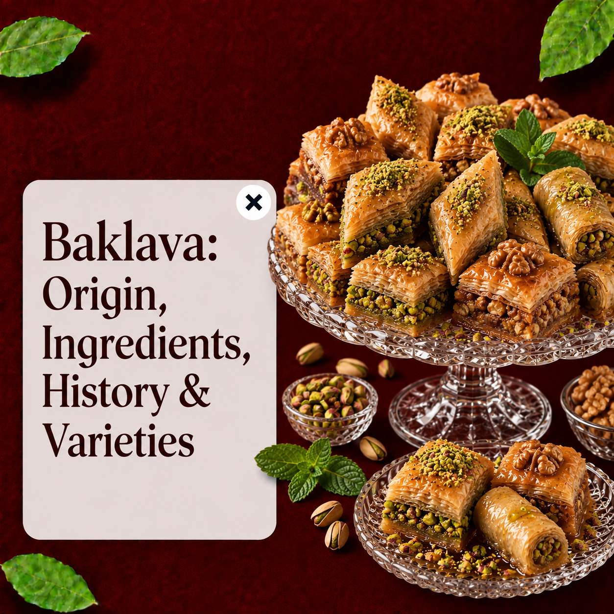 Read more about the article Baklava Dessert: Origin, Ingredients, History and Varieties