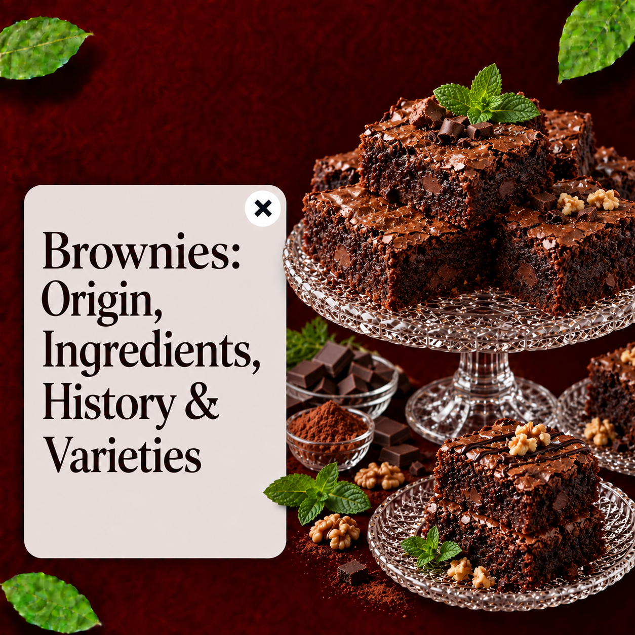Read more about the article Brownies: The Rich American Chocolate Dessert .