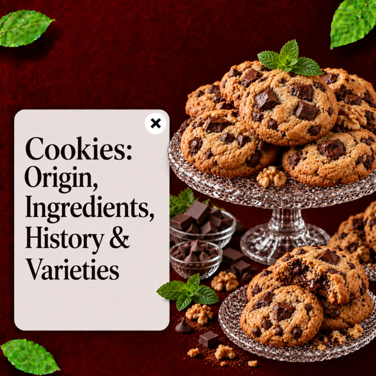 Cookies: History, Types, Ingredients, and Popular Varieties