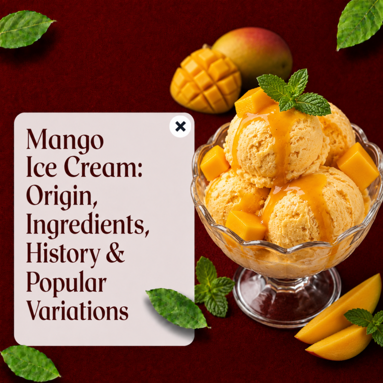 Mango Ice Cream: A Tropical Dessert with a Creamy and Refreshing Taste